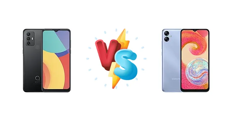 alcatel 1V (2021) vs Samsung Galaxy A04e