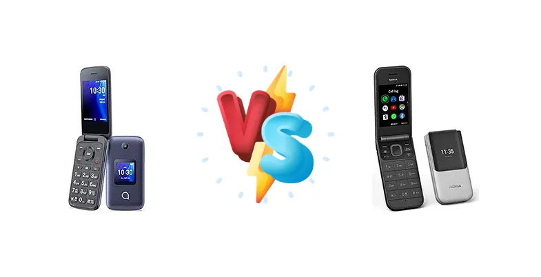 alcatel Go Flip 4 vs Nokia 2720 Flip