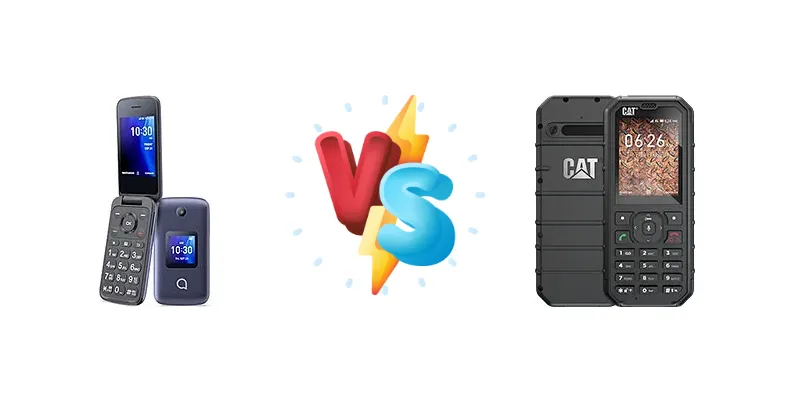 alcatel Go Flip 4 vs Cat B35