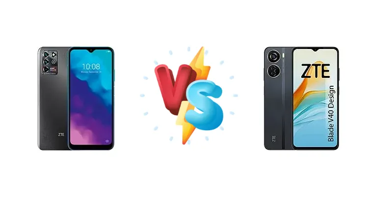 ZTE Blade V30 Vita vs ZTE Blade V40 Design