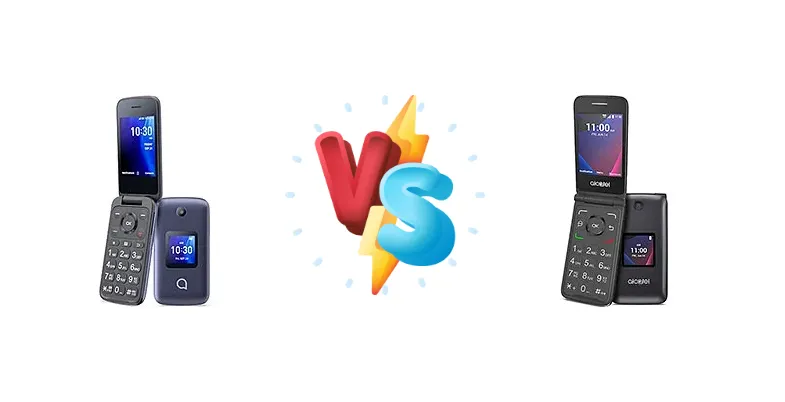 alcatel Go Flip 4 vs alcatel Go Flip V