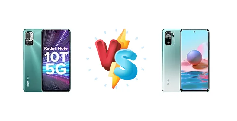 Xiaomi Redmi Note 10T 5G vs Xiaomi Redmi Note 10