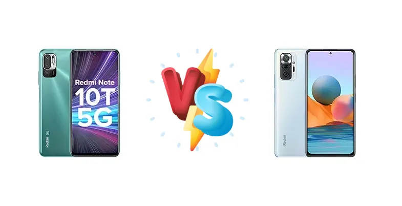 Xiaomi Redmi Note 10T 5G vs Xiaomi Redmi Note 10 Pro