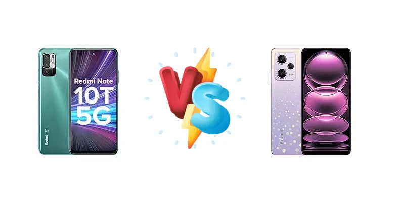 Xiaomi Redmi Note 10T 5G vs Xiaomi Redmi Note 12 Pro