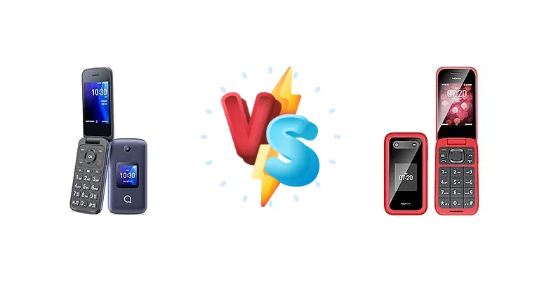 alcatel Go Flip 4 vs Nokia 2780 Flip