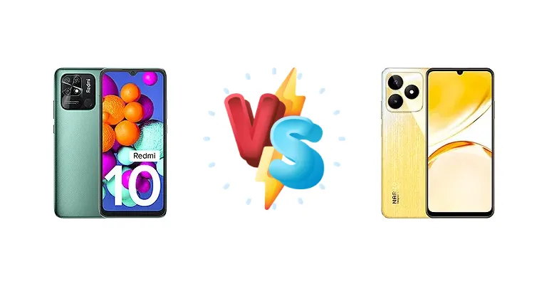 Xiaomi Redmi 10 (India) vs Realme Narzo N53