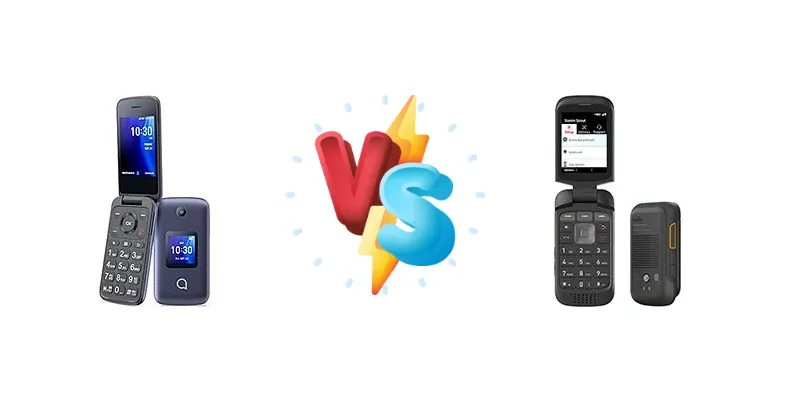 alcatel Go Flip 4 vs Sonim XP3plus