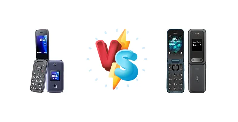 alcatel Go Flip 4 vs Nokia 2760 Flip