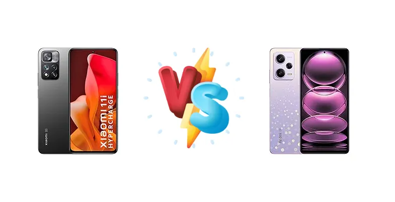 Xiaomi 11i HyperCharge 5G vs Xiaomi Redmi Note 12 Pro