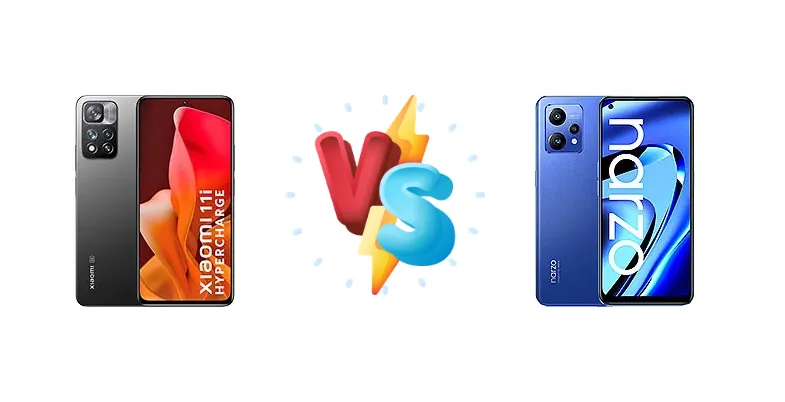 Xiaomi 11i HyperCharge 5G vs Realme Narzo 50 Pro