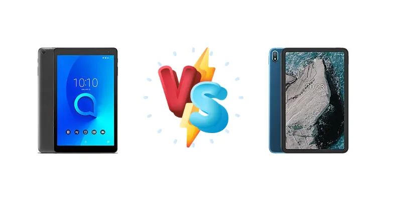alcatel 1T 10 vs Nokia T20