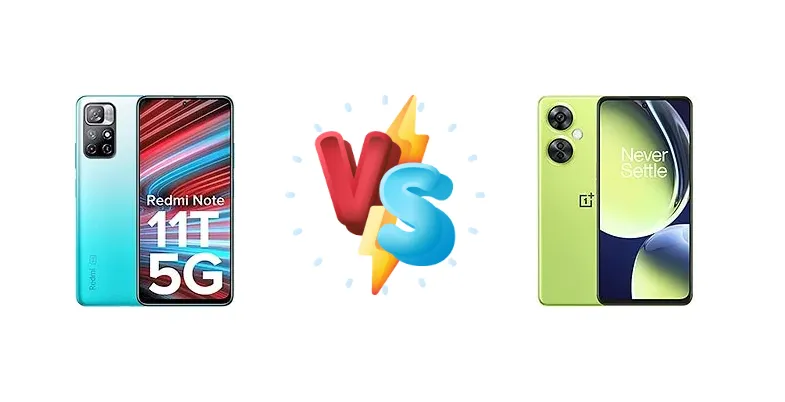 Xiaomi Redmi Note 11T 5G vs OnePlus Nord CE 3 Lite