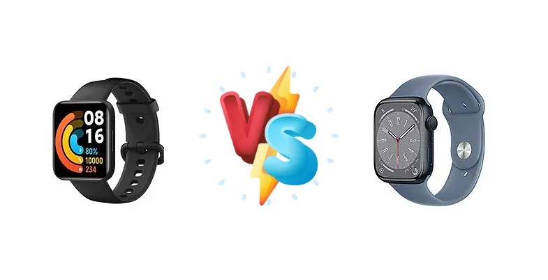 Xiaomi Redmi Watch 2 vs Apple Watch Series 8 Aluminum