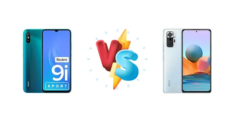 Xiaomi Redmi 9i Sport vs Xiaomi Redmi Note 10 Pro