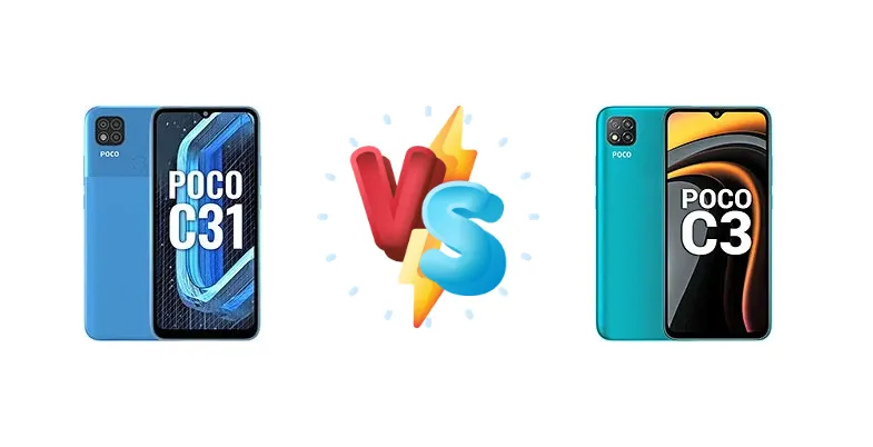 Xiaomi Poco C31 vs Xiaomi Poco C3