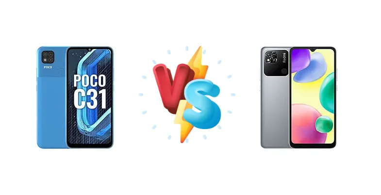 Xiaomi Poco C31 vs Xiaomi Redmi 10A