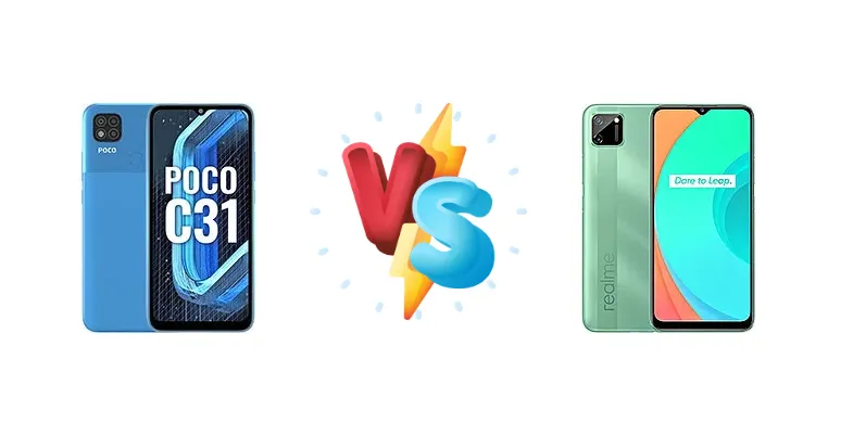Xiaomi Poco C31 vs Realme C11
