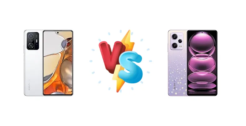 Xiaomi 11T Pro vs Xiaomi Redmi Note 12 Pro