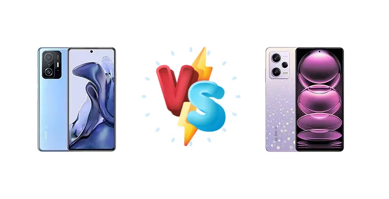 Xiaomi 11T vs Xiaomi Redmi Note 12 Pro