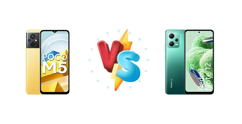 Xiaomi Poco M5 vs Xiaomi Redmi Note 12