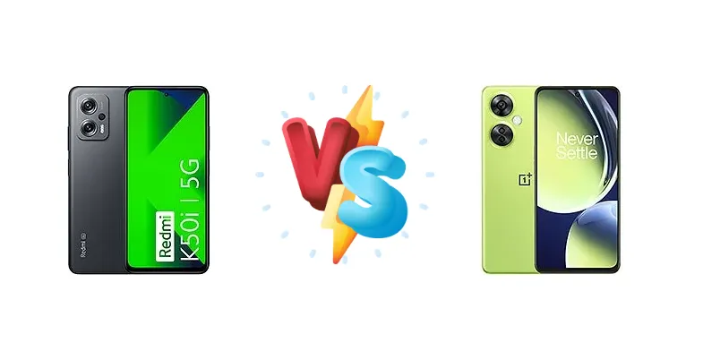 Xiaomi Redmi K50i vs OnePlus Nord CE 3 Lite