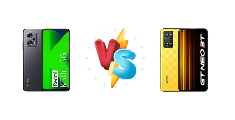 Xiaomi Redmi K50i vs Realme GT Neo 3T