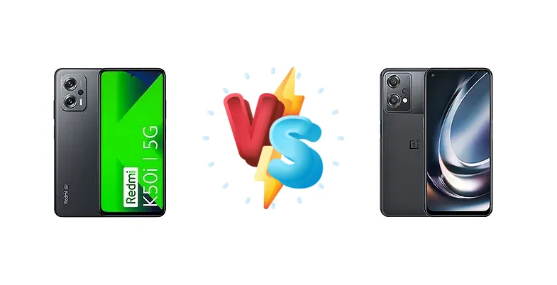 Xiaomi Redmi K50i vs OnePlus Nord CE 2 Lite 5G