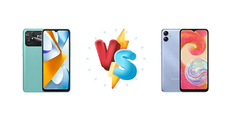 Xiaomi Poco C40 vs Samsung Galaxy A04e