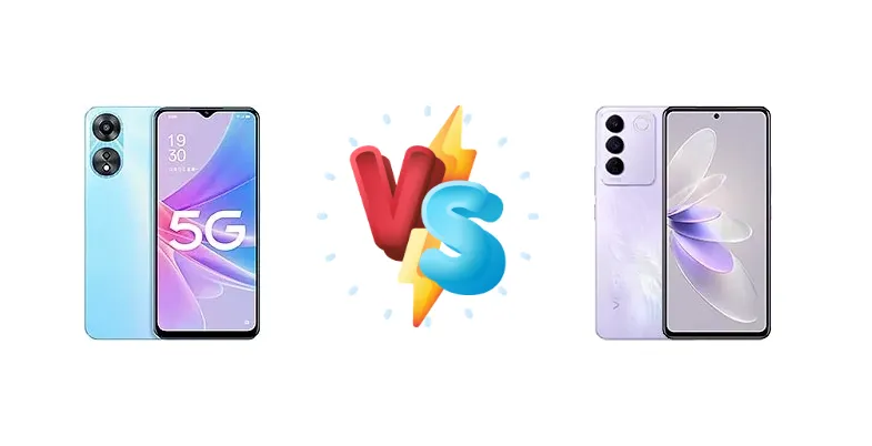 Oppo A58x vs vivo V27e