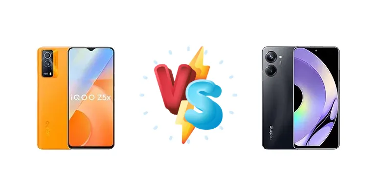 vivo iQOO Z5x vs Realme 10 Pro