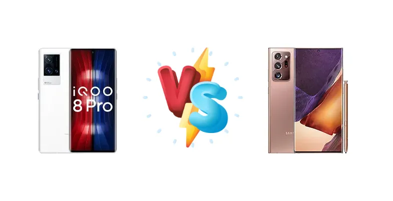 vivo iQOO 8 Pro vs Samsung Galaxy Note20 Ultra 5G