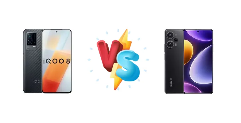 vivo iQOO 8 vs Xiaomi Redmi Note 12 Turbo