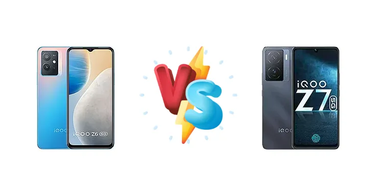 vivo iQOO Z6 vs vivo iQOO Z7
