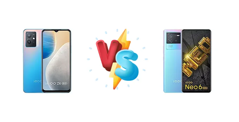vivo iQOO Z6 vs vivo iQOO Neo 6