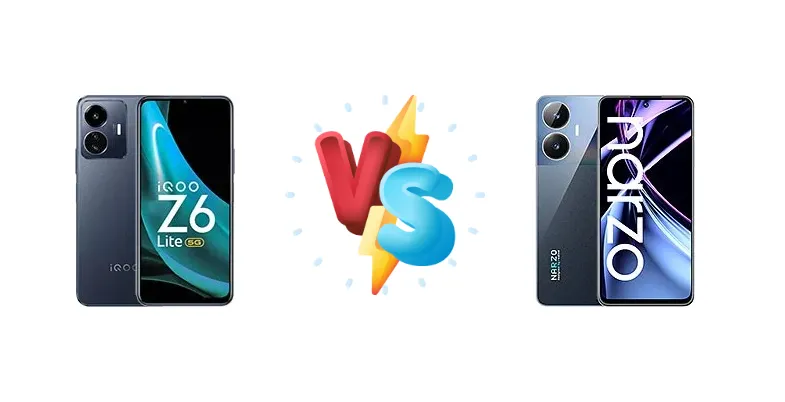 vivo iQOO Z6 Lite vs Realme Narzo N55