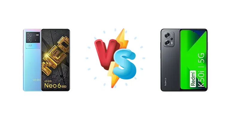vivo iQOO Neo 6 vs Xiaomi Redmi K50i