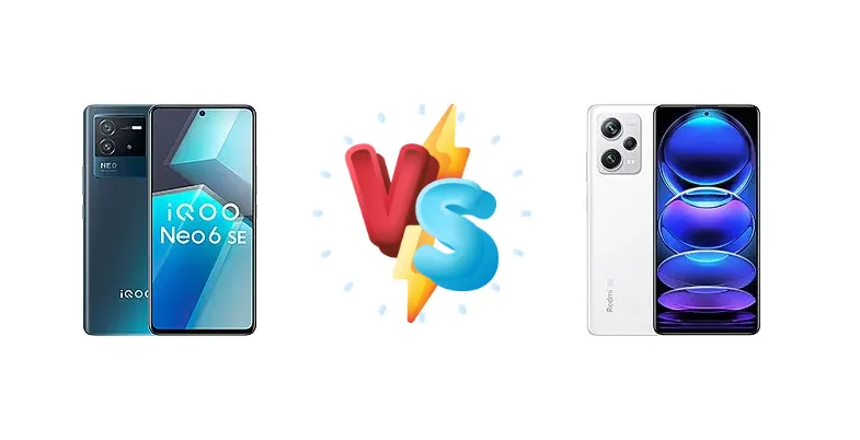 vivo iQOO Neo6 SE vs Xiaomi Redmi Note 12 Pro+