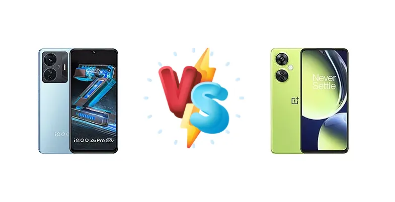 vivo iQOO Z6 Pro vs OnePlus Nord CE 3 Lite