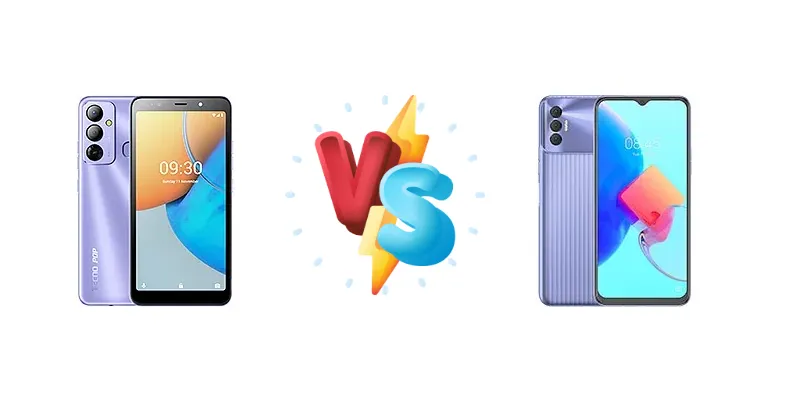 Tecno Pop 6 Go vs Tecno Spark 8P