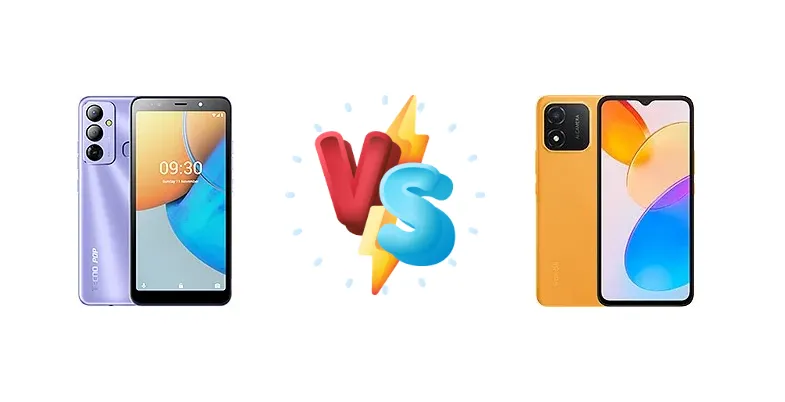 Tecno Pop 6 Go vs Honor X5