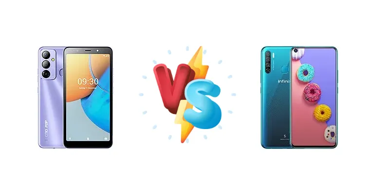 Tecno Pop 6 Go vs Infinix S5