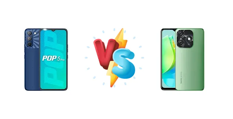 Tecno Pop 5 Pro vs Tecno Spark 10C