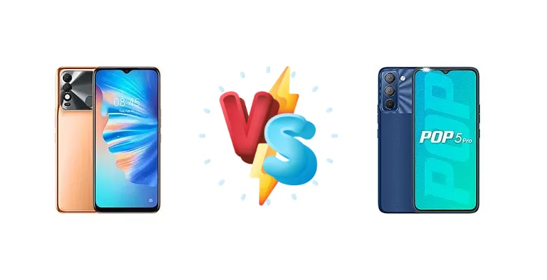 Tecno Spark 8T vs Tecno Pop 5 Pro
