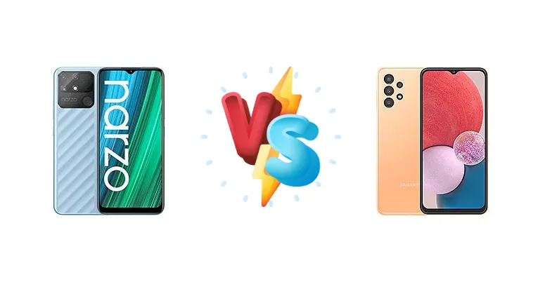 Realme Narzo 50A vs Samsung Galaxy A13