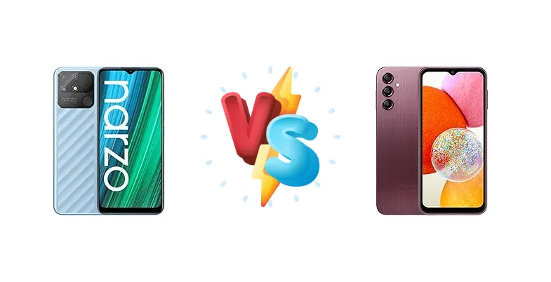 Realme Narzo 50A vs Samsung Galaxy A14