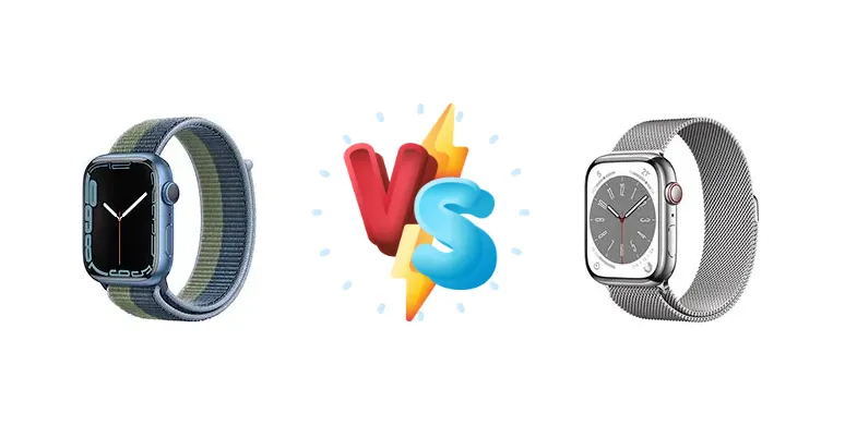 Apple Watch Series 7 Aluminum vs Apple Watch Series 8
