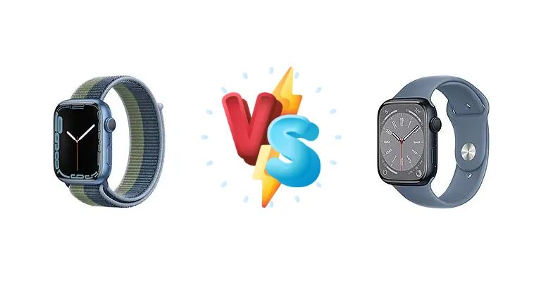 Apple Watch Series 7 Aluminum vs Apple Watch Series 8 Aluminum