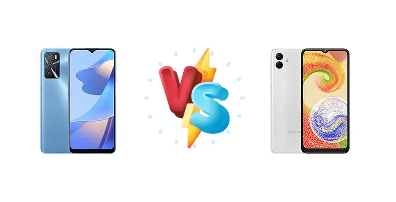 Oppo A16 vs Samsung Galaxy A04