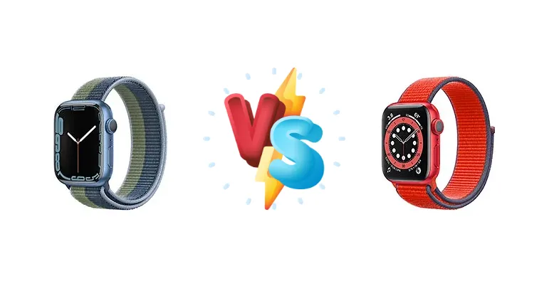 Apple Watch Series 7 Aluminum vs Apple Watch Series 6 Aluminum