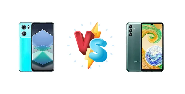 Oppo K10 5G (China) vs Samsung Galaxy A04s